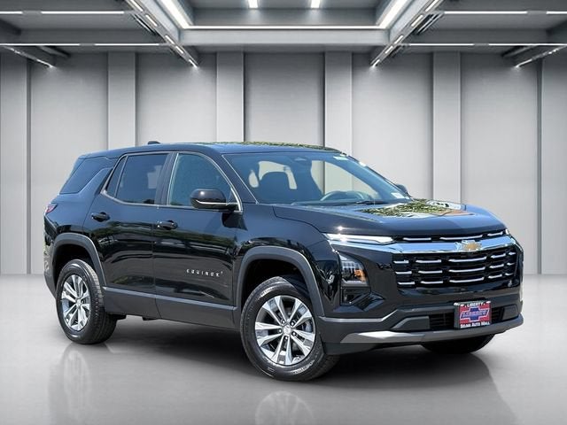 2026 Chevrolet Equinox LT in Mosaic Black Metallic — front three-quarter view