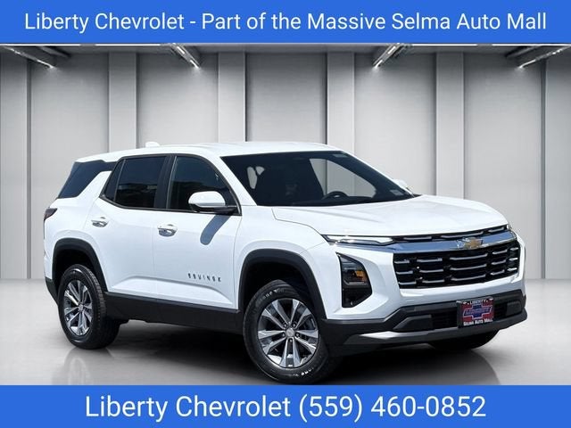 2026 Chevrolet Equinox LT in Summit White — front three-quarter view