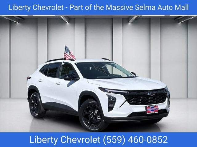 2026 Chevrolet Trax LT in Summit White — front three-quarter view
