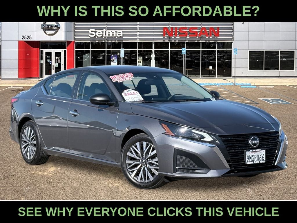 2024 Nissan Altima 2.5 SV in Gun Metallic — front three-quarter view